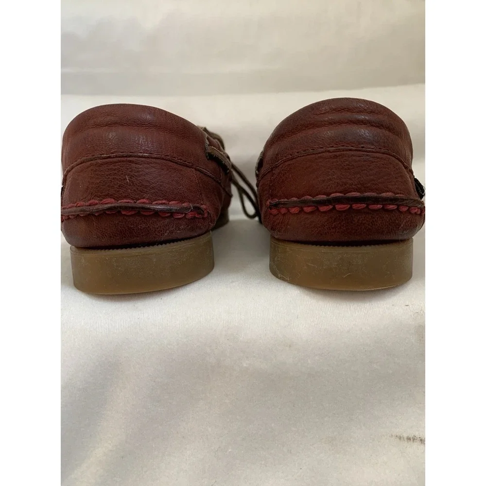 SEBAGO Docksides-Suede Sherpa Lined Shoes  Women's US 6.5 Rustic Chili‎ Red)